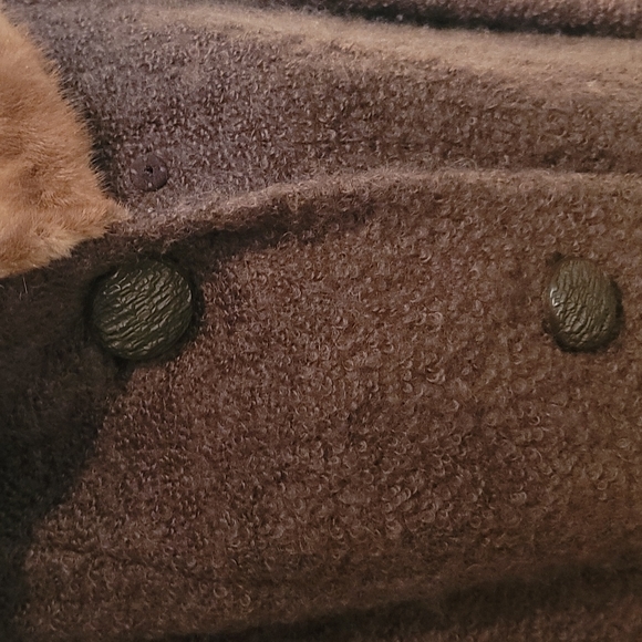 Vintage Lady Stanley Berroco Boucle & Mink Coat - Picture 4 of 10